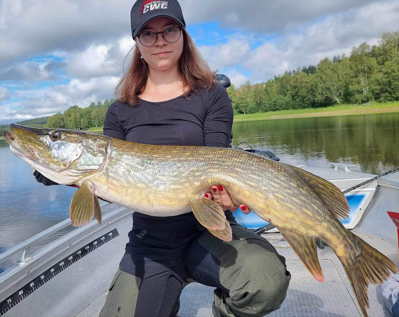 CWC PRO UV Orange Stinger, SS 60lb Junior Tandem 1